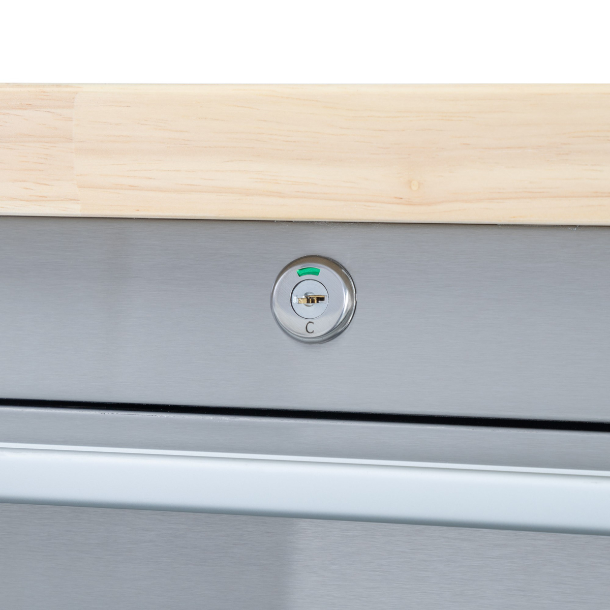 SGS 55in Stainless Steel Workbench Tool Chest and Side Cabinet